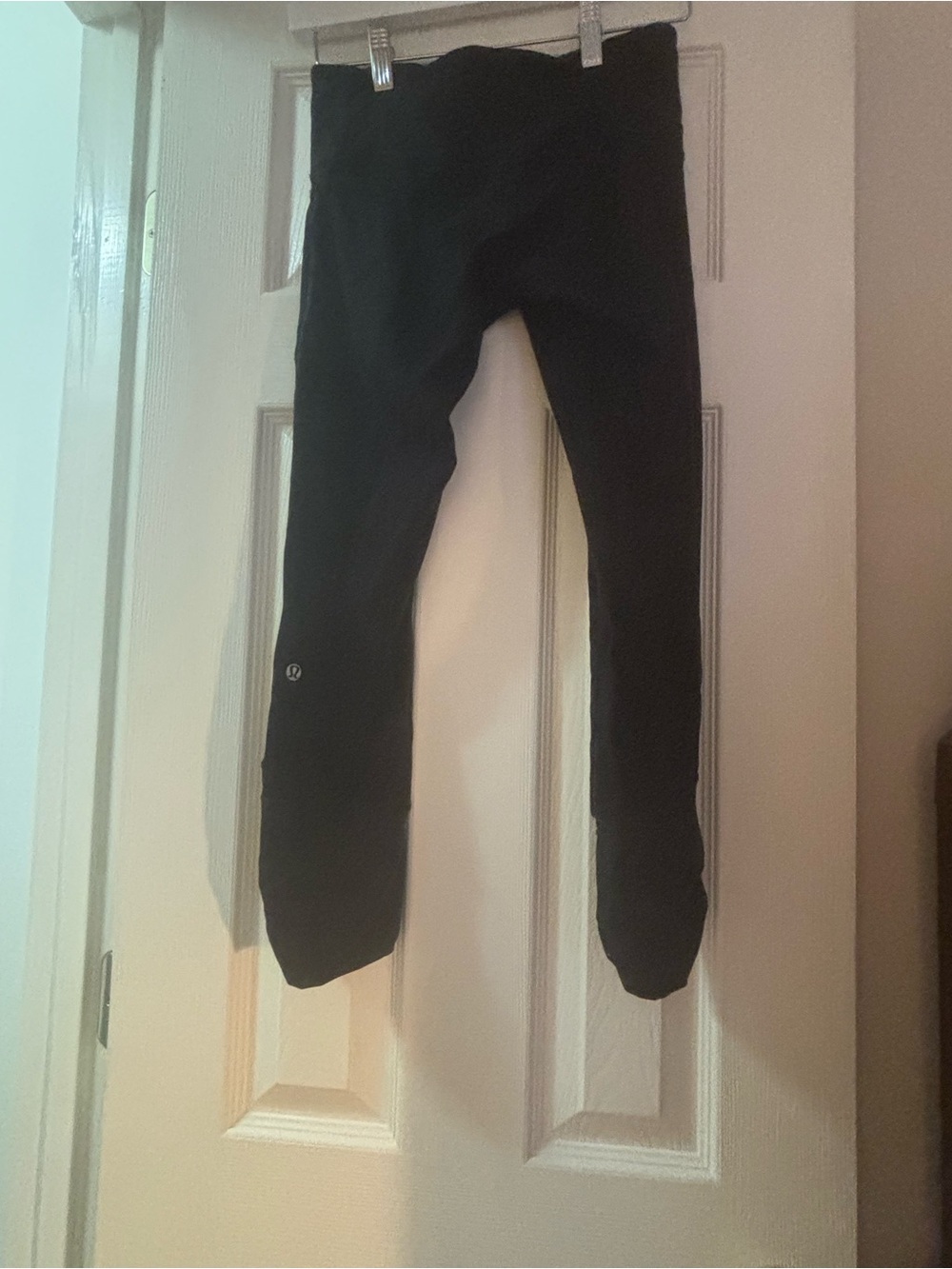 Black Lululemon Leggings with detail at ankles